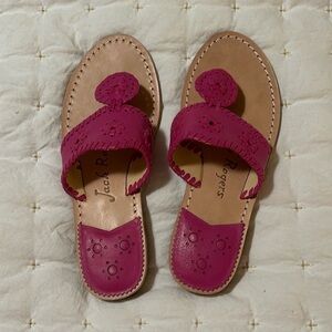 Jack Rogers Jacks Flat Sandal Fuschia size 5